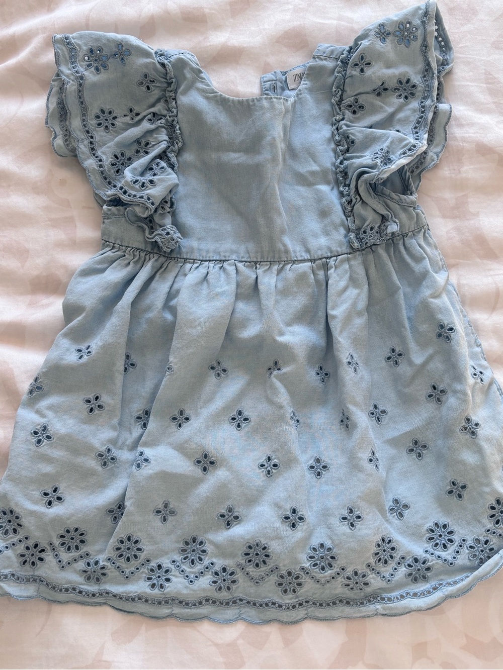 Zara baby / kids chambray light jean dress 18-24 months